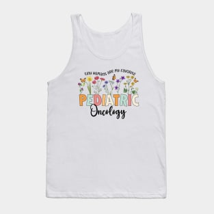 Funny Pediatric Oncology Nurse Tank Top